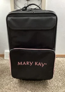 Maleta de viaje con ruedas Mary Kay Consultant equipaje negro/rosa - Imagen 1 de 10