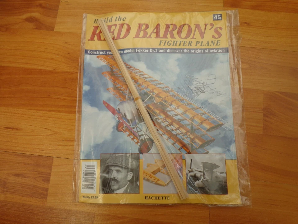 1/8 Hachette Costruzione The Red Barone Fokker DR1 WW1 Fighter Problema 45 Inc - Immagine 1 di 1
