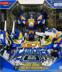 Dino Core Evolution 4 Mega D Fighter TRI Transformer Robot Triceratops Kids Toy - Picture 1 of 5