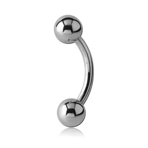Barbell courbe acier avec boules - Imagen 1 de 3