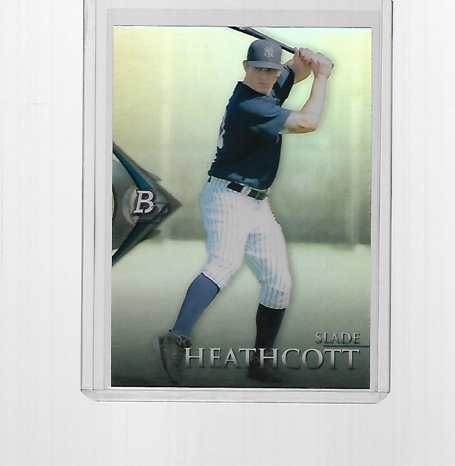 2014 BOWMAN PLATINUM BASEBALL SLADE HEATHCOTT ROOKIE #BPCP96 - Image 1 of 1