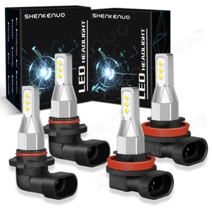 9005 H11 LED Headlight Bulbs Globes For 2012-2023 Toyota 86 6000K Bright White - Picture 1 of 12