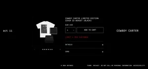 NWT Beyonce COWBOY CARTER LIMITED EDITION COVER CD BOXSET black (READY TO SHIP!) - Picture 1 of 7