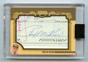 2019 Topps Dynasty Ralph Kiner Cut Auto Hall of Fame Pittsburgh Pirates 1/1 - Picture 1 of 2