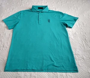 G/Fore Polo Golf Shirt Men's XL Aqua Athleisure - Bild 1 von 6
