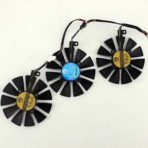 Graphics Cooling Fan For ASUS ROG Strix GTX 1080Ti GTX 1060 1080 1070 RX 480 12V - Picture 1 of 9