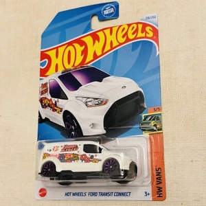2024 Hot Wheels RWhite Ford Transit Connect HW Vans Treasure Hunt #216 Brand New - Bild 1 von 3