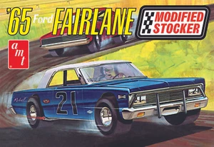 1:25 AMT 1965 Ford Fairlane spätes Modell modifiziert Lagerauto Kunststoff Modellbausatz neu im Karton - Bild 1 von 2
