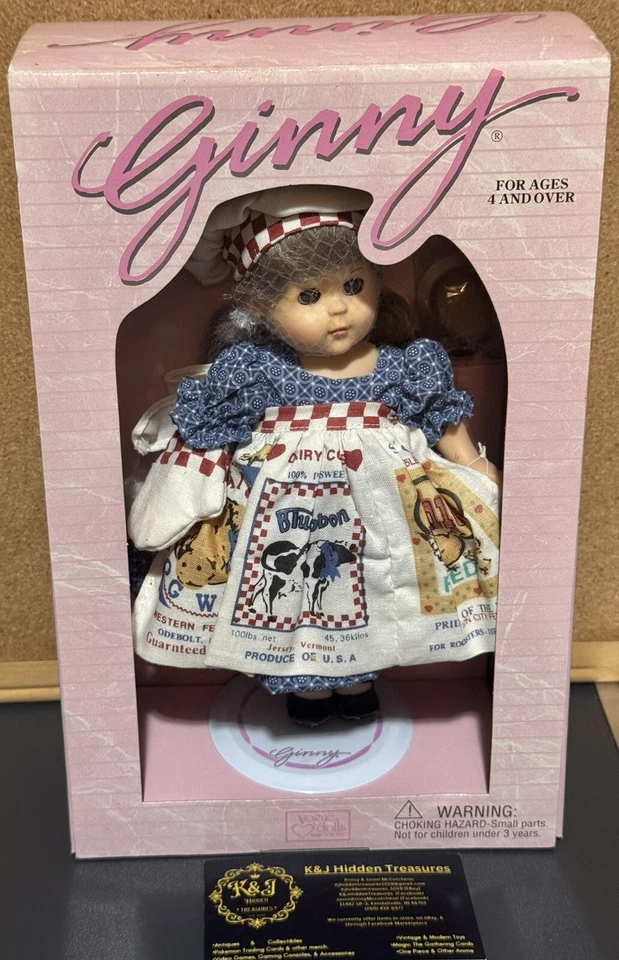 Ginny Vogue Doll Barbecues 8" 7HP29 1995