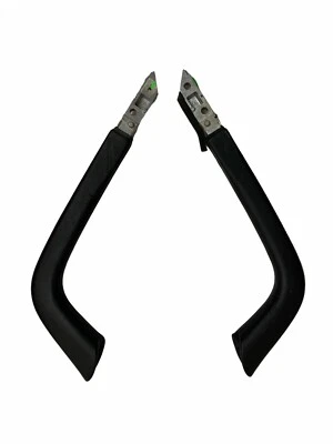 PORSCHE CAYENNE 955 957 7L5 - CENTER CONSOLE GRAB HANDLES BLACK LEATHER - Изображение 1 из 2