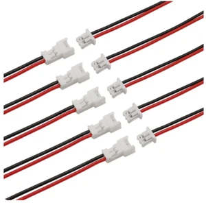 JST 1.25mm Pitch 2 Pin Male Female 15cm Cable Connector Socket 28AWG Wire - UK - Picture 1 of 2