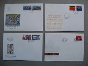 NORWAY, 4x cover FDC 1998, music palace playing Valentine's day - Picture 1 of 1