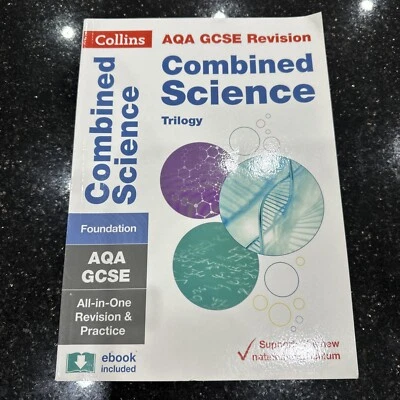 VGC Collins AQA GCSE 9-1 Revision Combined Science Trilogy Foundation Level - Image 1 of 2