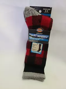 ONE PAIR NEW DICKIES WOMEN WOOL BLEND BOOT LENGHT CREW THERMAL SOCKS SIZE 6-9 - Picture 1 of 5
