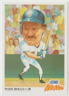 1991 Score Baseball #393 Wade Boggs AS - Boston Red Sox - Image 1 of 2