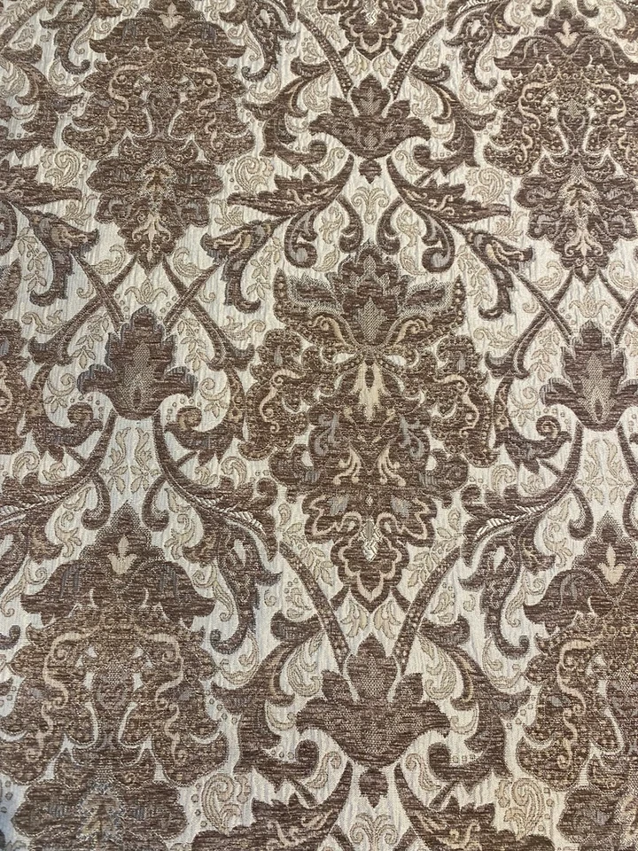 Desert Saxxon Damask Chenille Damask 54" Wide upholstery furniture Fabric - Image 1 of 1