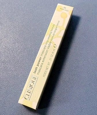 Clinique Lash Power Mascara Long-Wearing Formula 01-Black Onyx 6ml/.21oz NIB  - Image 1 of 4
