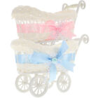  2 Pcs Mini Baby Shower Favors Basket Party Woven Baskets Stroller