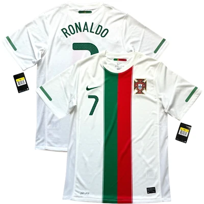 2010 Portugal Away Jersey #7 Ronaldo Small Nike Soccer World Cup CR7 Kit - Image 1 of 4
