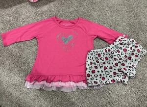 AMERICAN GIRL LOVELY LEOPARD PAJAMAS SZ 7/8 - Picture 1 of 8