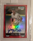 Joey Gallo 2012 1st Bowman Chrome AUTO Prospect RED REFRACTOR #'d 3/5