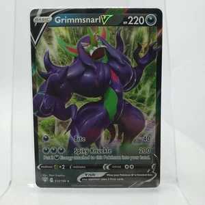Grimmsnarl V 114/189 - Darkness Ablaze NM Ultra Rare Full Art Pokémon Card - Picture 1 of 2