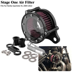 Transparent Air Cleaner Intake Filter Fit For Harley Sportster XL 883 1200 04-22 - Picture 1 of 17