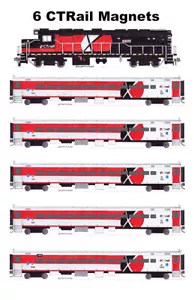 CT Rail Commuter Train 6 magneti di Andy Fletcher - Foto 1 di 1