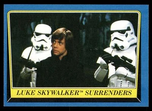 1983 Starwars Return of the Jedi #154 LUKE SKYWALKER SURRENDERS - Bild 1 von 2