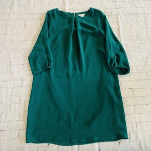 H&M Forest Green 3/4 Sleeved Womens Dress Size 8 - Imagen 1 de 9