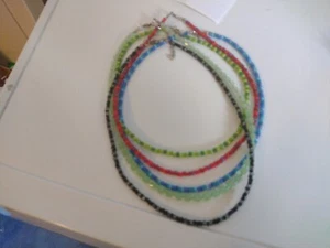 5X COLLAR HECHO A MANO CON CUENTAS POR MÍ MISMO Y YO NUEVO (B04) - Imagen 1 de 1