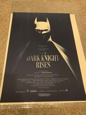 Dark Knight Rises Olly Moss Poster screen print Batman 16 x 24 Mondo