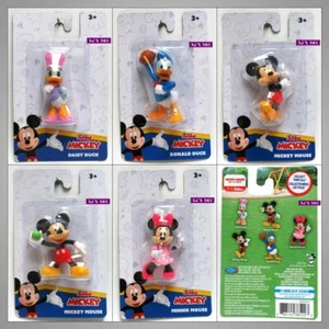 Disney Junior Mini Figures 5 Lot Mickey Minnie Mouse Daisy Donald Duck 2.5" New - Bild 1 von 8