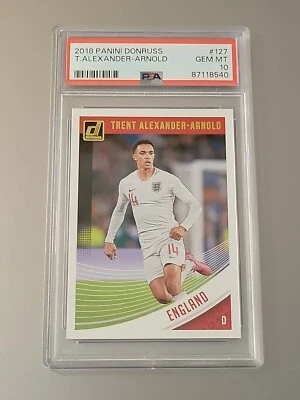 2018-2019 Donruss Trent Alexander Arnold England Liverpool Soccer # 127 PSA 10 ! - Image 1 of 2