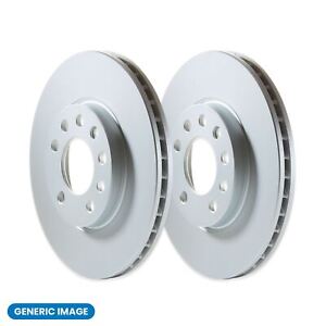 Pair of Vented Front 257.5mm Brake Discs for Vauxhall Corsa 2003-2022