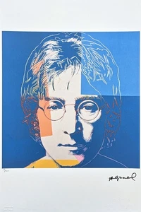 ANDY WARHOL - John Lennon - firmado, numerado edición 36/100, 38 x 56 cm - Imagen 1 de 7
