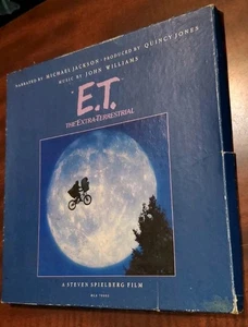E.T. The Extra-Terrestrial LP Box W/ Book 1982 MCA Michael Jackson John Williams - Picture 1 of 13