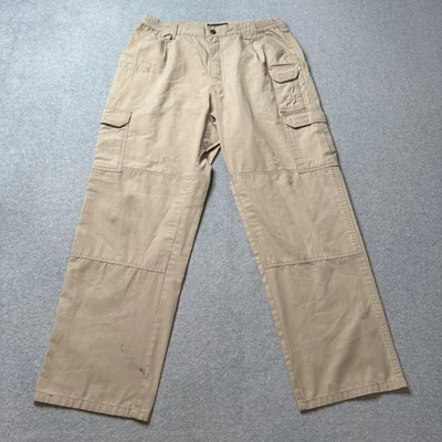 5.11 Tactical Pants Mens 34x32 Beige Cargo Workwear Utility Rip Stop Nylon - Image 1 of 4
