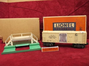 Lionel No. 3472 Automatischer gekühlter Milchwagen, weiß mit Plattform OB DOSEN ECT - Bild 1 von 18