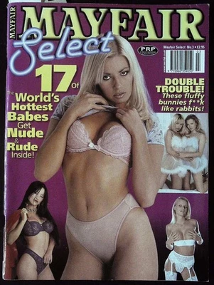 Rare MAYFAIR SELECT Magazine No 3, 2000 Featuring 17 WORLD'S HOTTEST BABES @ VGC - Image 1 of 4