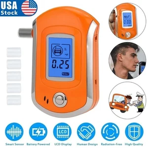 Alkohol Alkoholtester Polizei Digital Atemanalysator Tester LCD Test Detektor USA - Bild 1 von 12