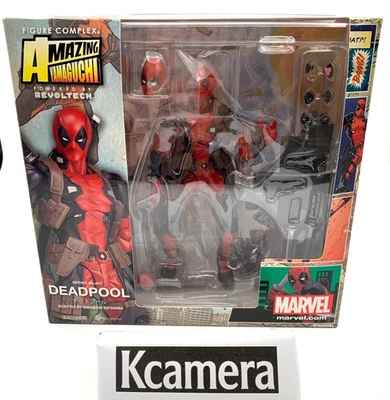 AMAZING YAMAGUCHI DEADPOOL No.001 KAIYODO REVOLTECH Action Figure 2016 JAPAN - Image 1 of 4