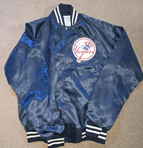 Chaqueta De Colección New York Yankees Healthy Club Satén Mediana Hecha en EE. UU. - Imagen 1 de 6