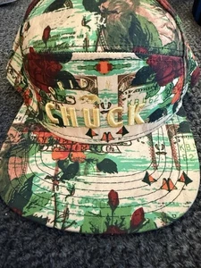 Original Chuck Snapback Hat Money Floral Print Gold Embroidery Streetwear - Picture 1 of 7