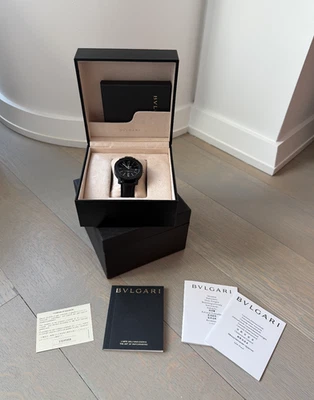BVLGARI BULGARI BB40CL Carbon Gold Automatic Watch With Box & Papers - Image 1 of 4