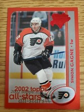 2002-03 O-Pee-Chee Premier Red #325 Simon Gagne 49/100