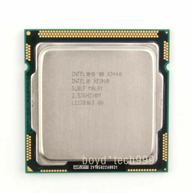 INTEL Xeon X3440 PROCESSOR 2.53GHZ/8M/2.5GT/s（SLBLF）LGA 1156 Socket H CPU - Image 1 of 1