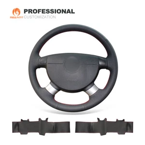 MEWANT Genuine Leather Steering Wheel Wrap for Chevrolet Lova Aveo Buick Excelle - Bild 1 von 9