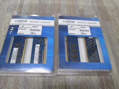 Crucial 8GB (4x2GB) DDR3 -1600 UNIMM 1.5V CL11 DESKTOP MEMERY CARDNEW - Image 1 of 4