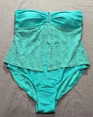 Traje de baño Jones New York Body para mujer L boho hippie playa delicado vacaciones azul Foto 1 de 4